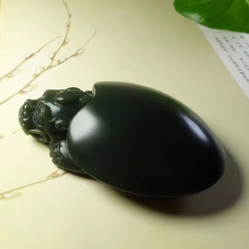 【神兽龙龟】和田玉青玉