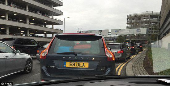 伦敦一辆车牌e8ola酷似埃博拉的英文ebola